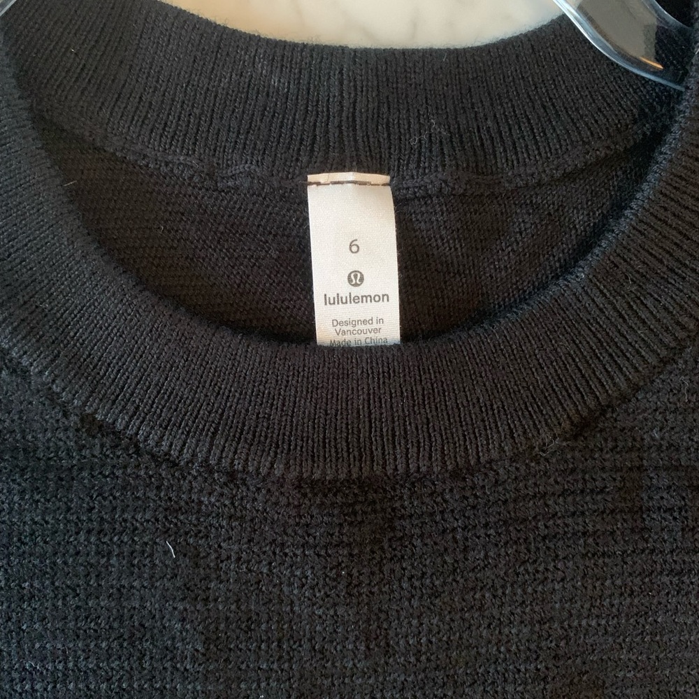 Black wool long sleeve